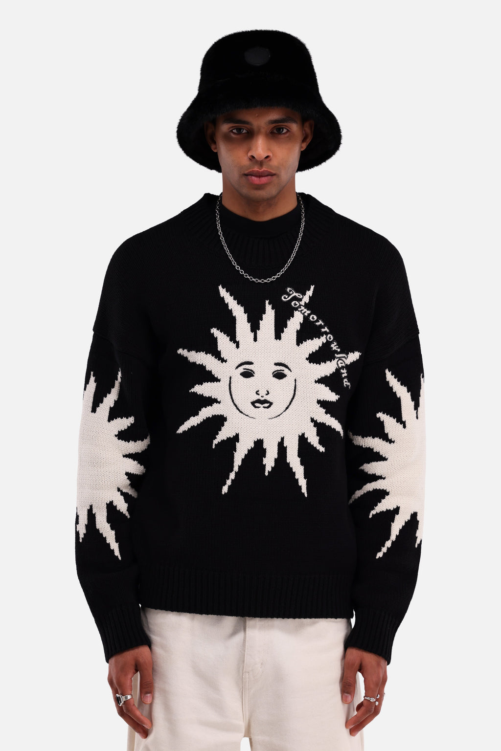 MAGICAL GATHERING KNITTED SWEATER MEN BLACK