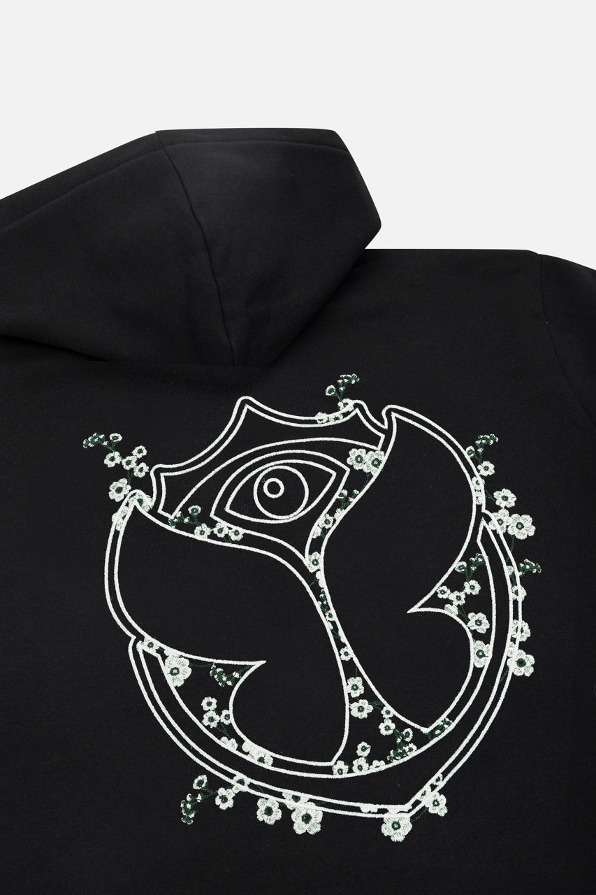 FLORA ICON HOODIE MEN BLACK