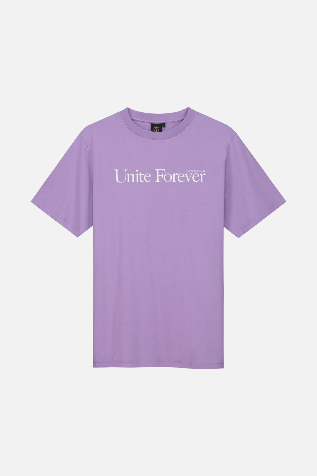 FLOWER SLOGAN TSHIRT MEN PURPLE