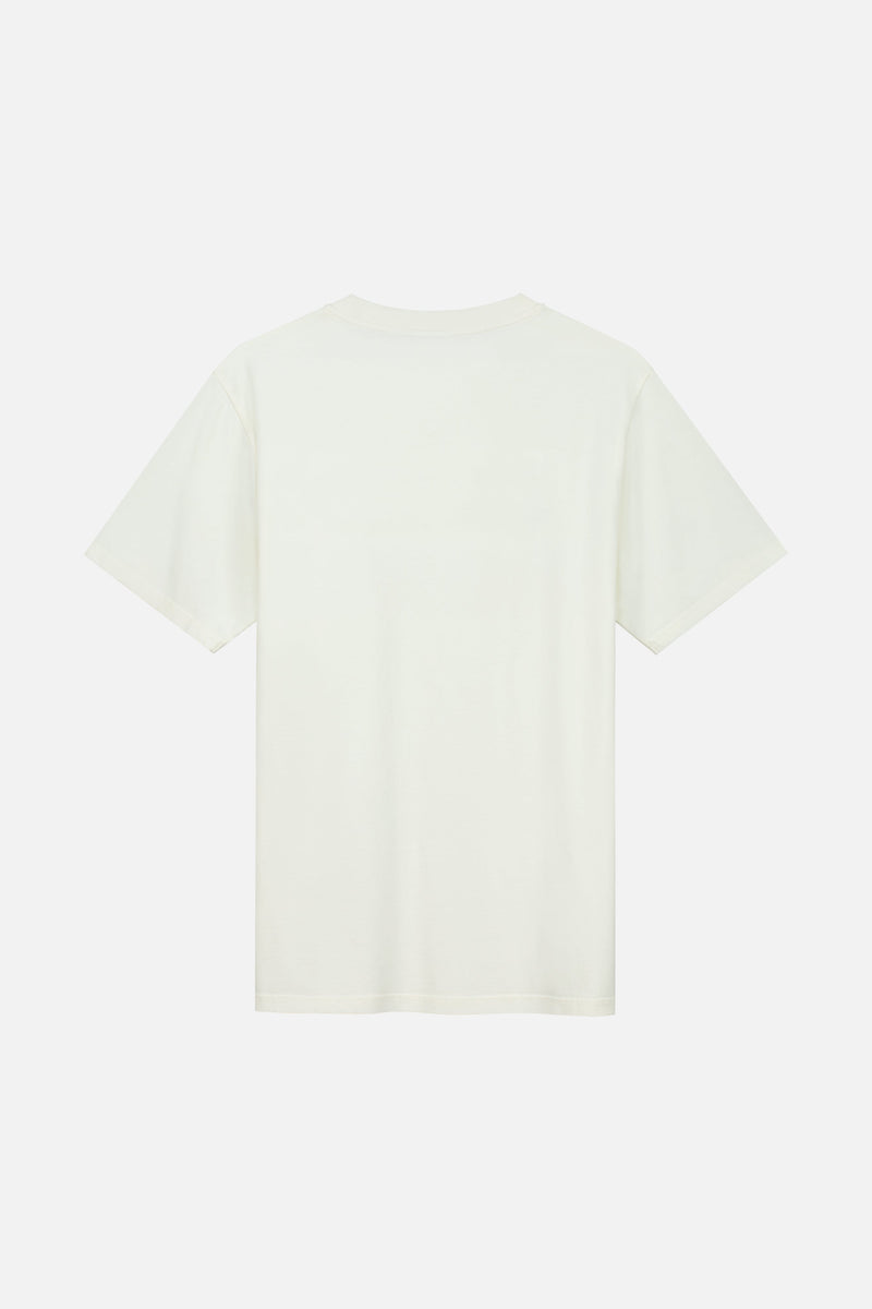 FLOWER SLOGAN TSHIRT MEN WHITE