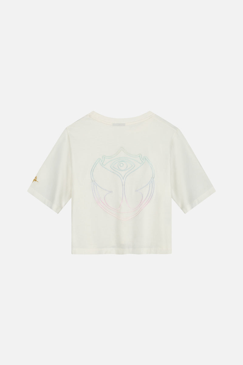FUSION UNICORN BACK TSHIRT WOMEN OFF WHITE