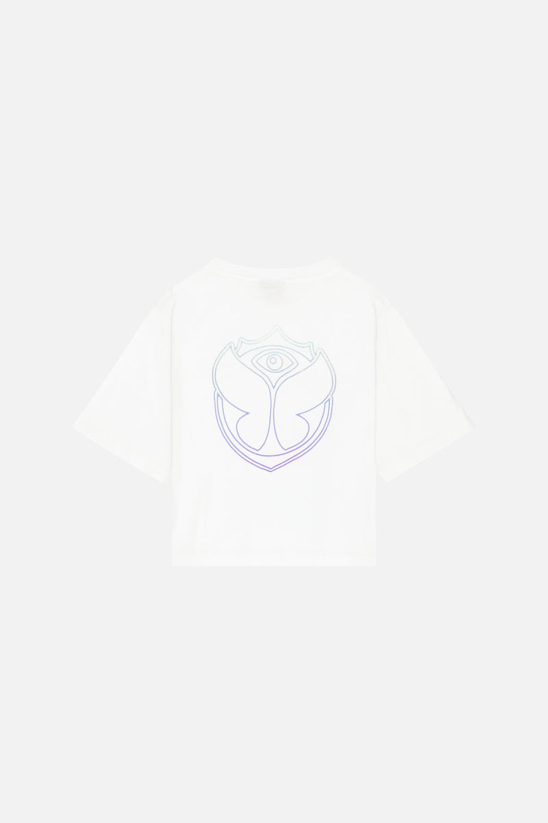 FUSION PASTEL GRADIENT TSHIRT WOMEN WHITE