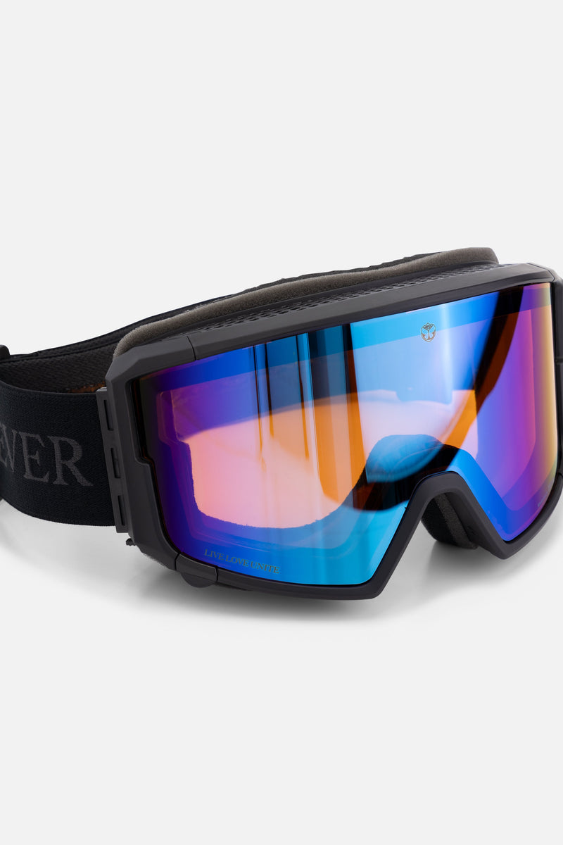 SLOGAN SKI GOGGLES BLACK