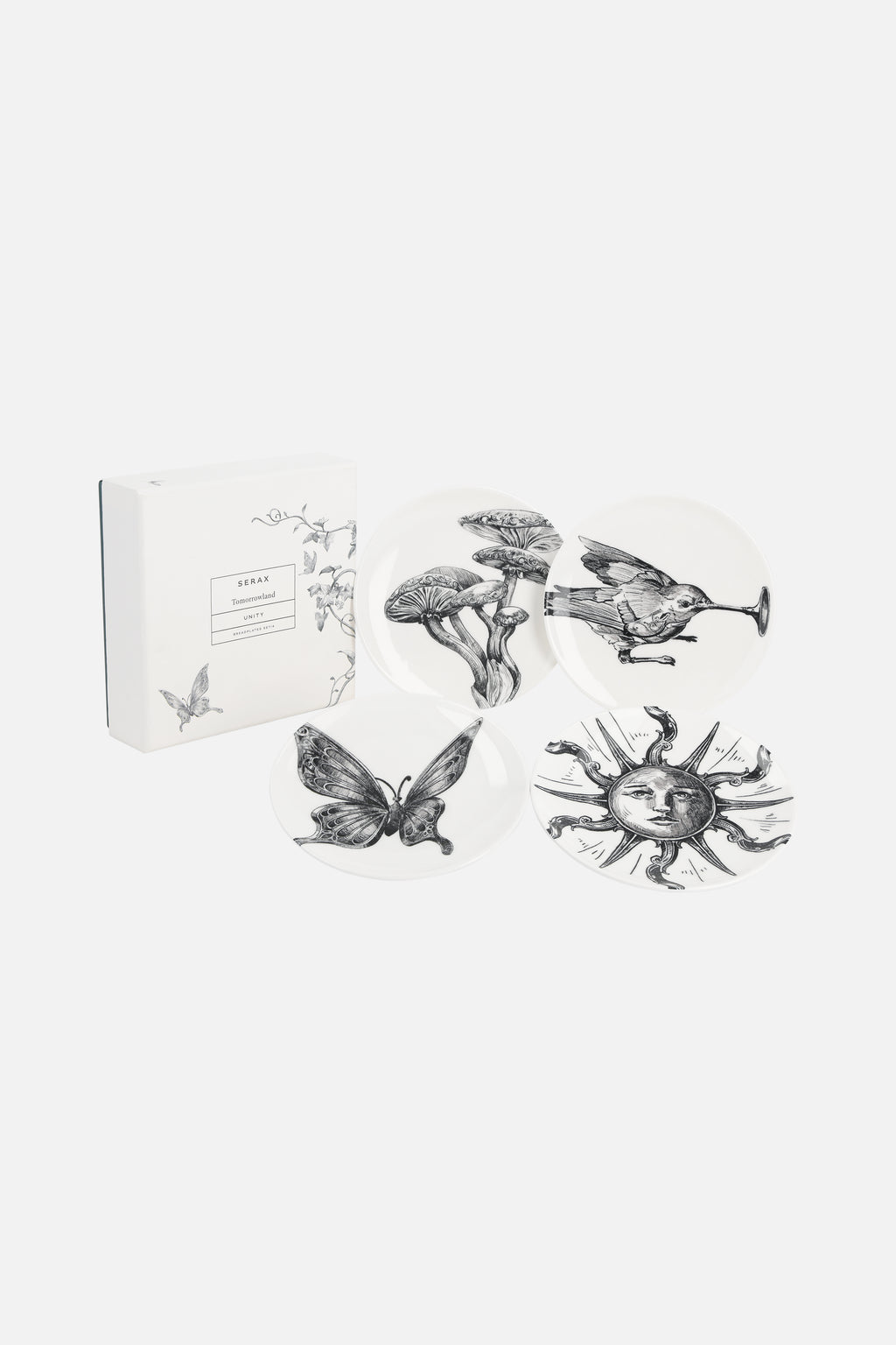 BREAD PLATE SET UNITY SET/4