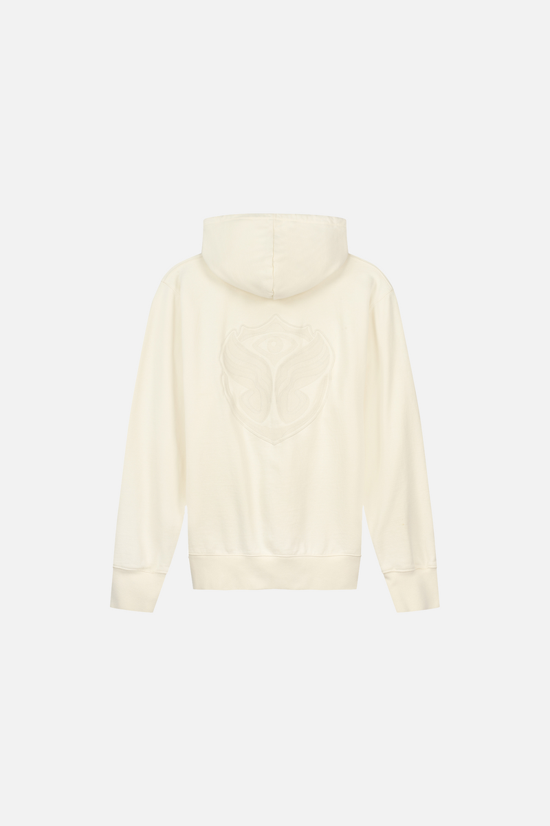 GRAPHICON BACK HOODIE MEN OFF WHITE