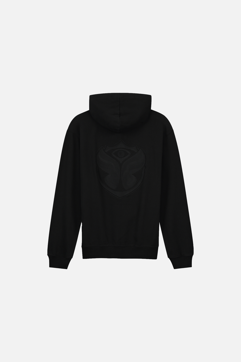 GRAPHICON BACK HOODIE MEN BLACK