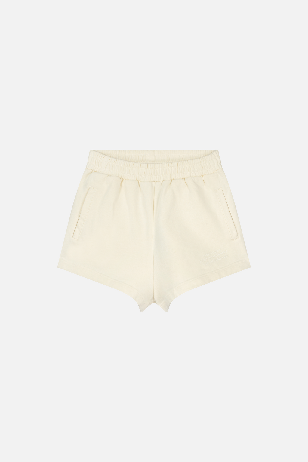 GRAPHICON FRONT SHORTS WOMEN OFF WHITE