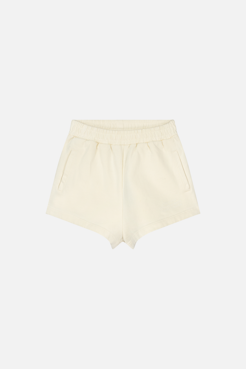 GRAPHICON FRONT SHORTS WOMEN OFF WHITE