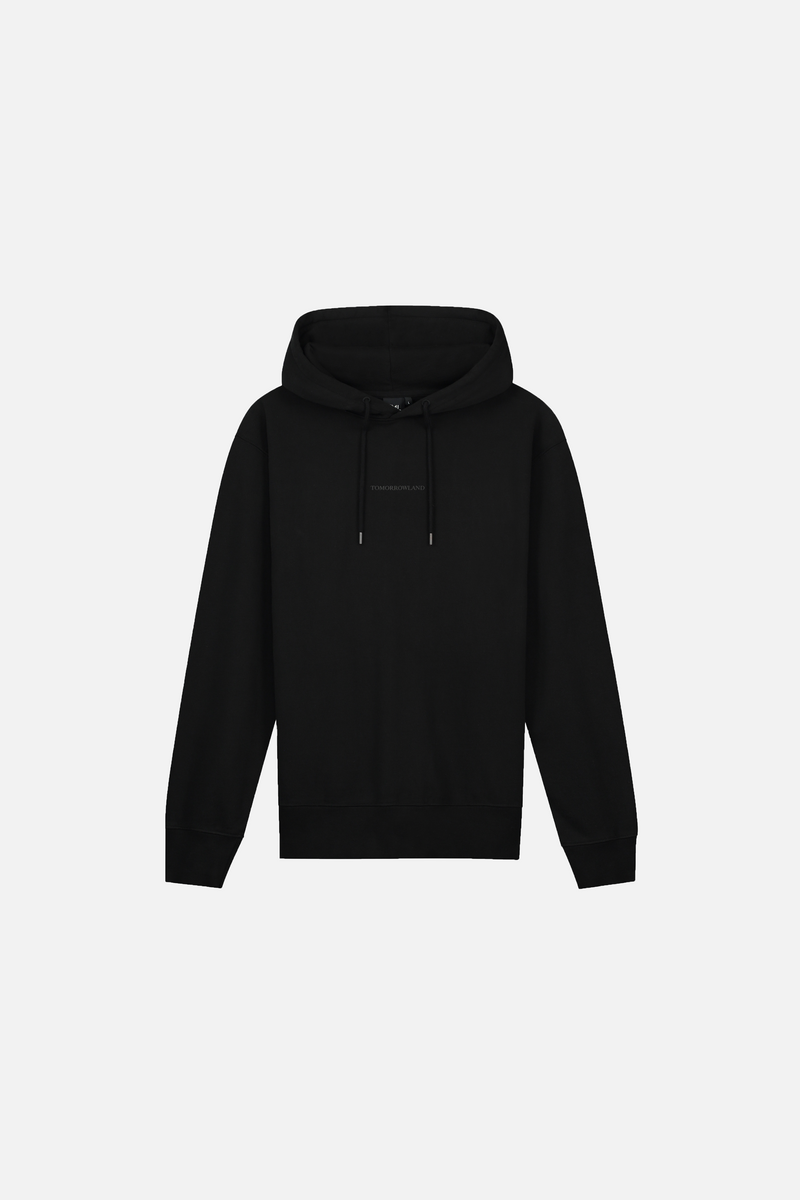 GRAPHICON BACK HOODIE MEN BLACK