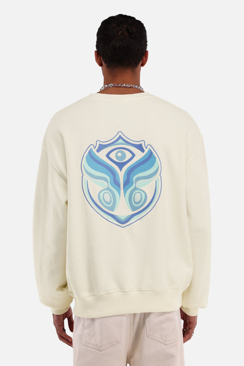 GRAPHICON COLOR SWEATSHIRT MEN OFF WHITE