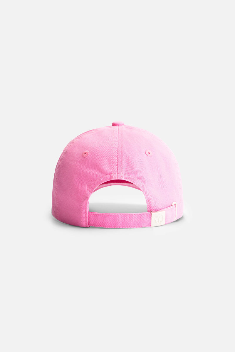 CURVED HAPPICON CAP WASHED PINK