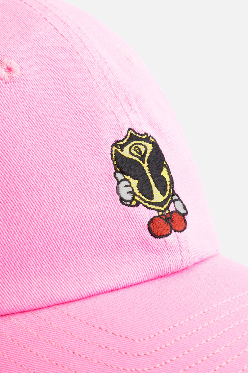 CURVED HAPPICON CAP WASHED PINK