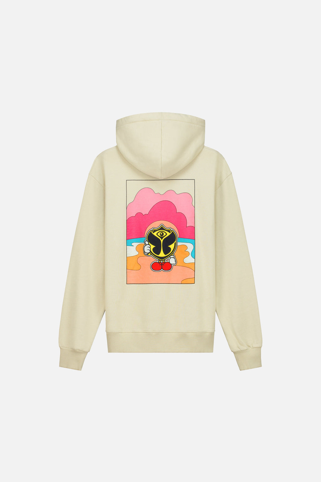 HAPPICON THUMBS UP HOODIE SAND