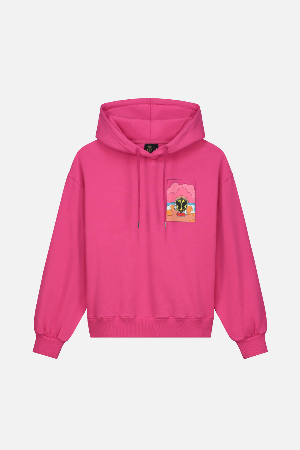 HAPPICON THUMBS UP HOODIE WOMEN PINK