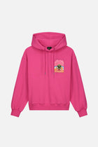 HAPPICON THUMBS UP HOODIE WOMEN PINK