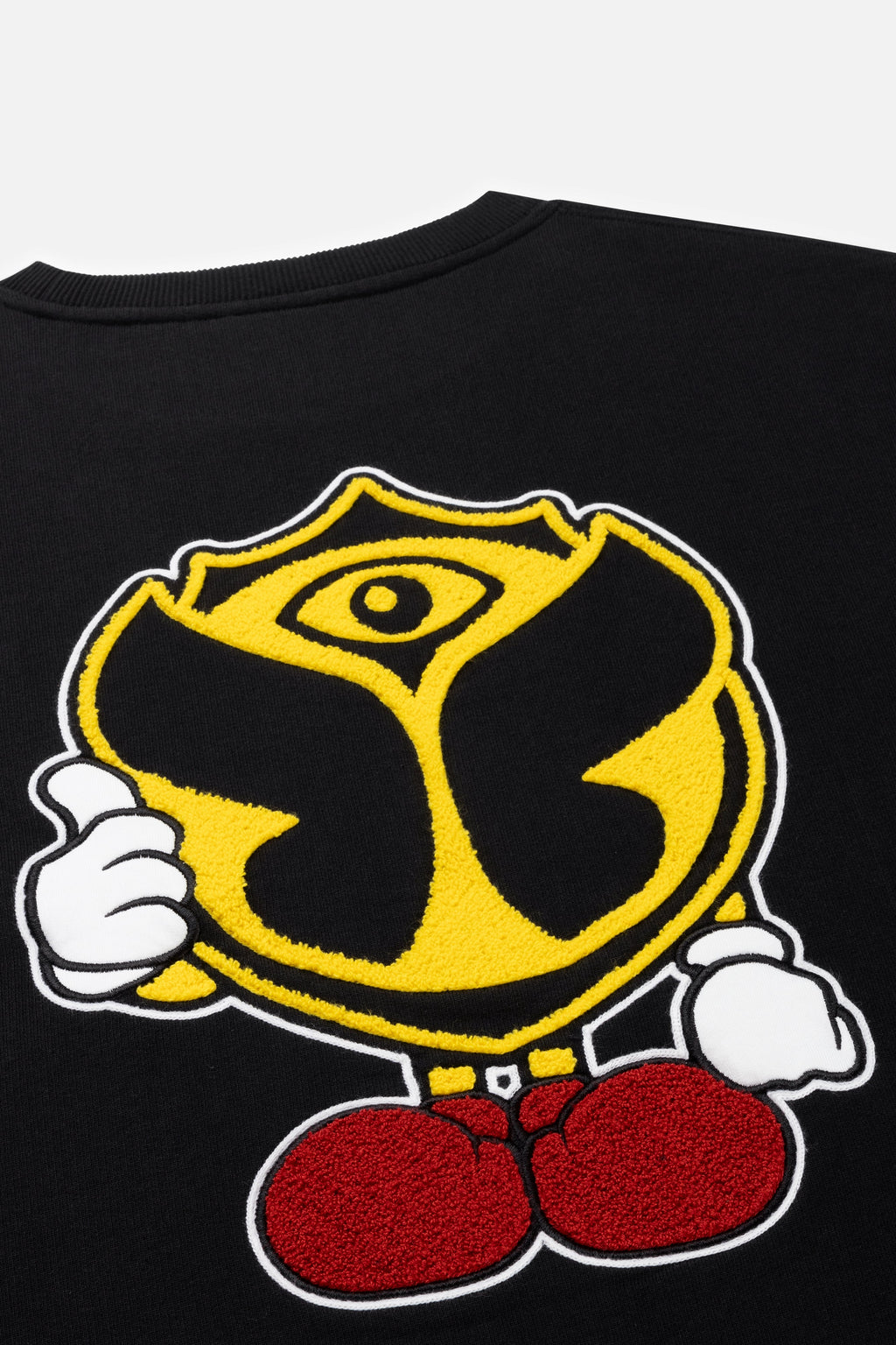 HAPPICON THUMBS UP SWEATSHIRT MEN BLACK