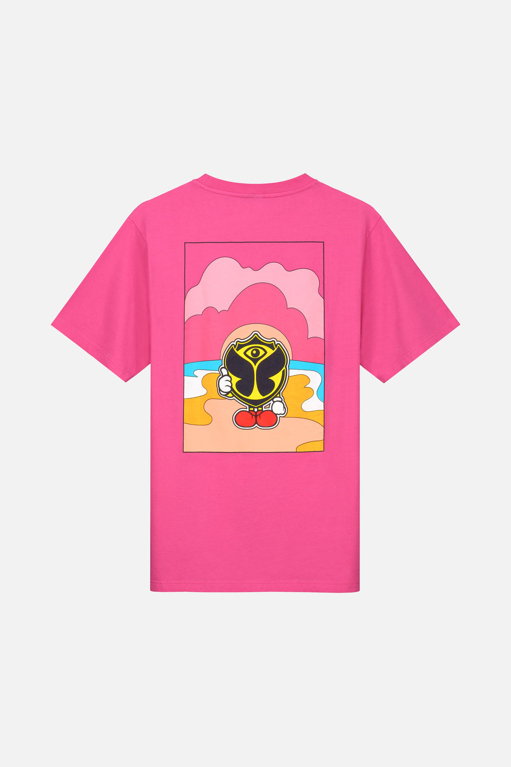 HAPPICON THUMBS UP TSHIRT MEN PINK
