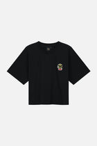 HAPPICON THUMBS UP TSHIRT WOMEN BLACK