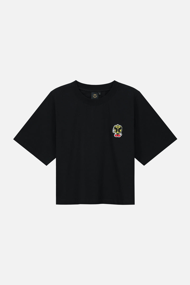 HAPPICON THUMBS UP TSHIRT WOMEN BLACK