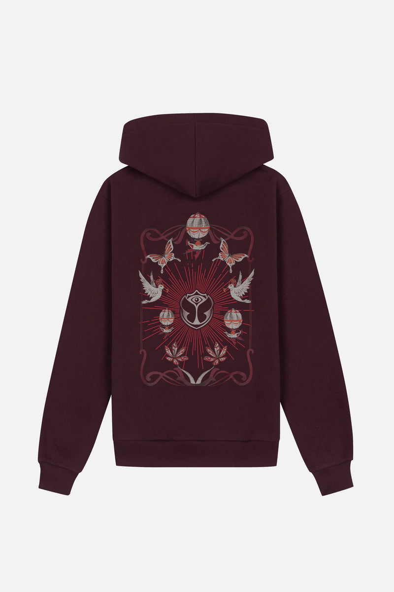 ICON AIRSHIP HOODIE MEN BURGUNDY