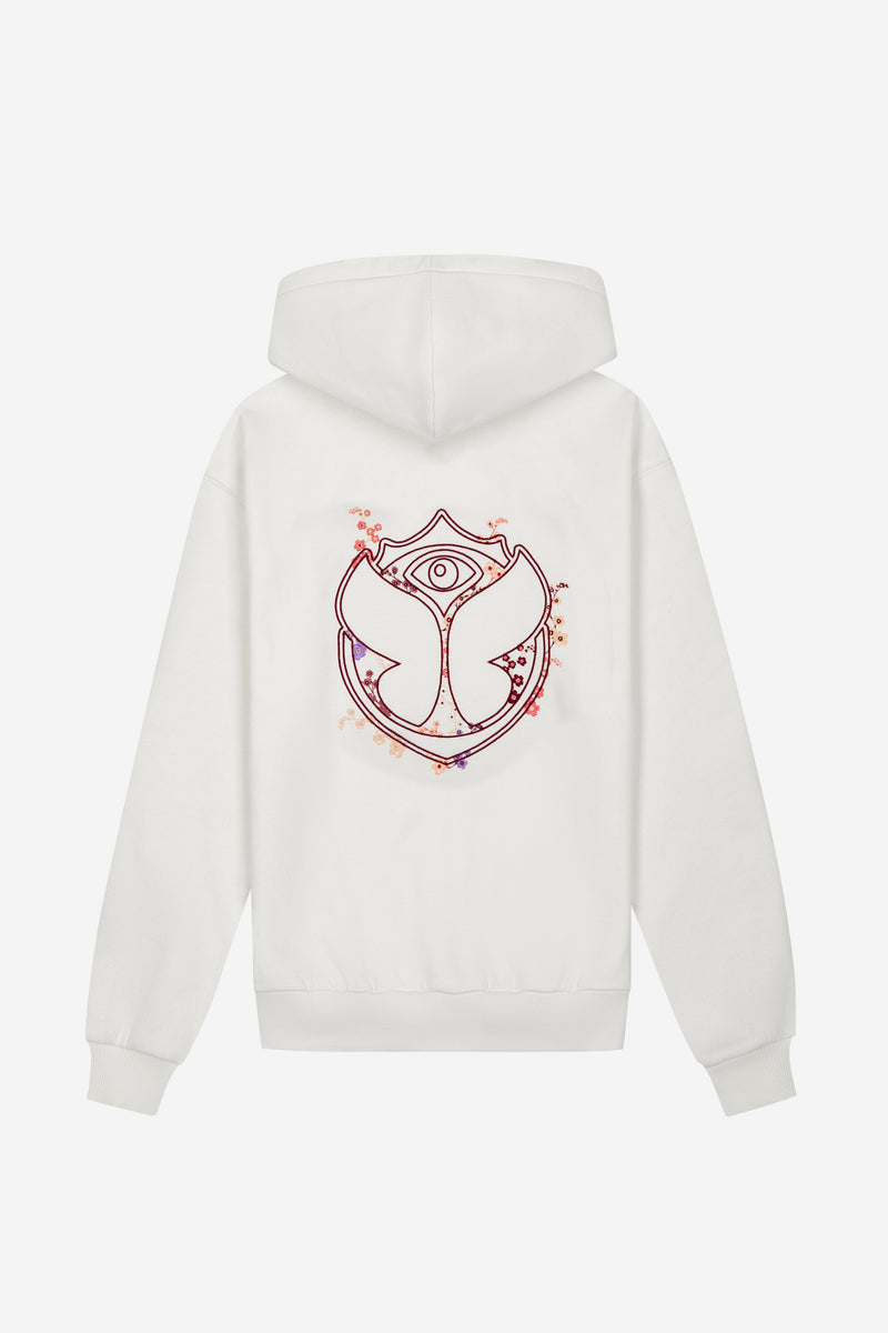 FLORA ICON HOODIE WOMEN OFF WHITE