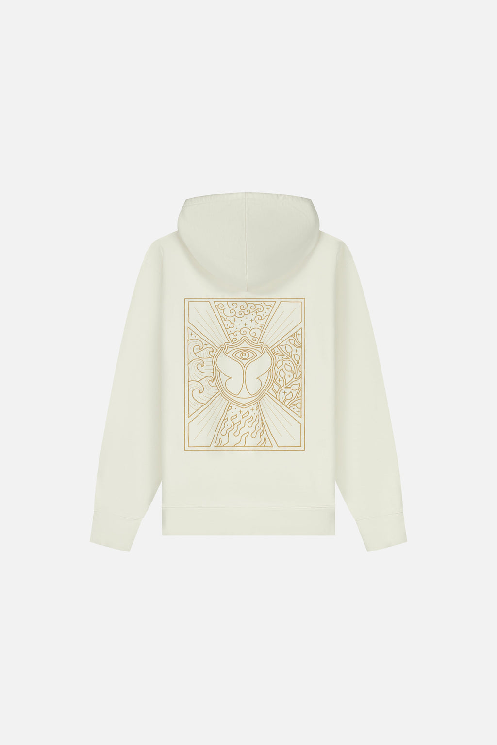 UNITY FLAG BACK HOODIE MEN OFF WHITE