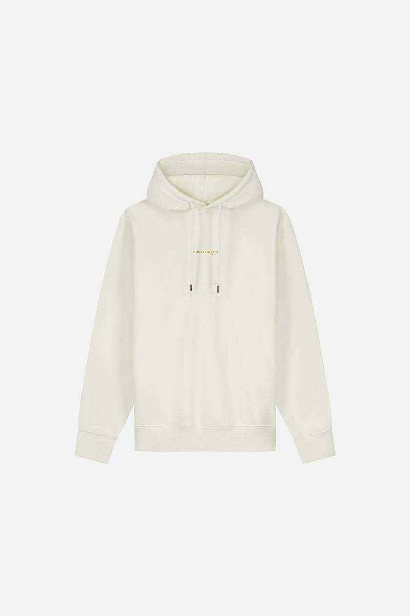 UNITY FLAG BACK HOODIE MEN OFF WHITE