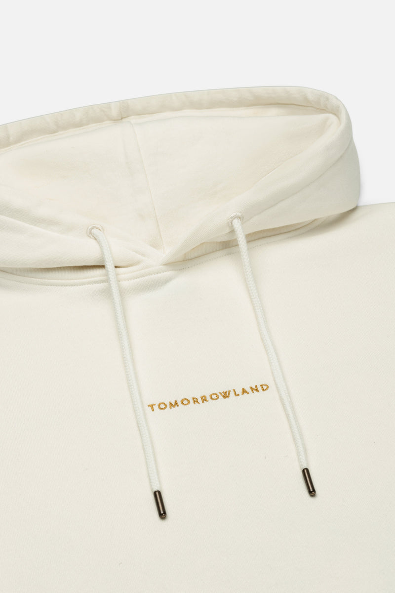 UNITY FLAG BACK HOODIE MEN OFF WHITE