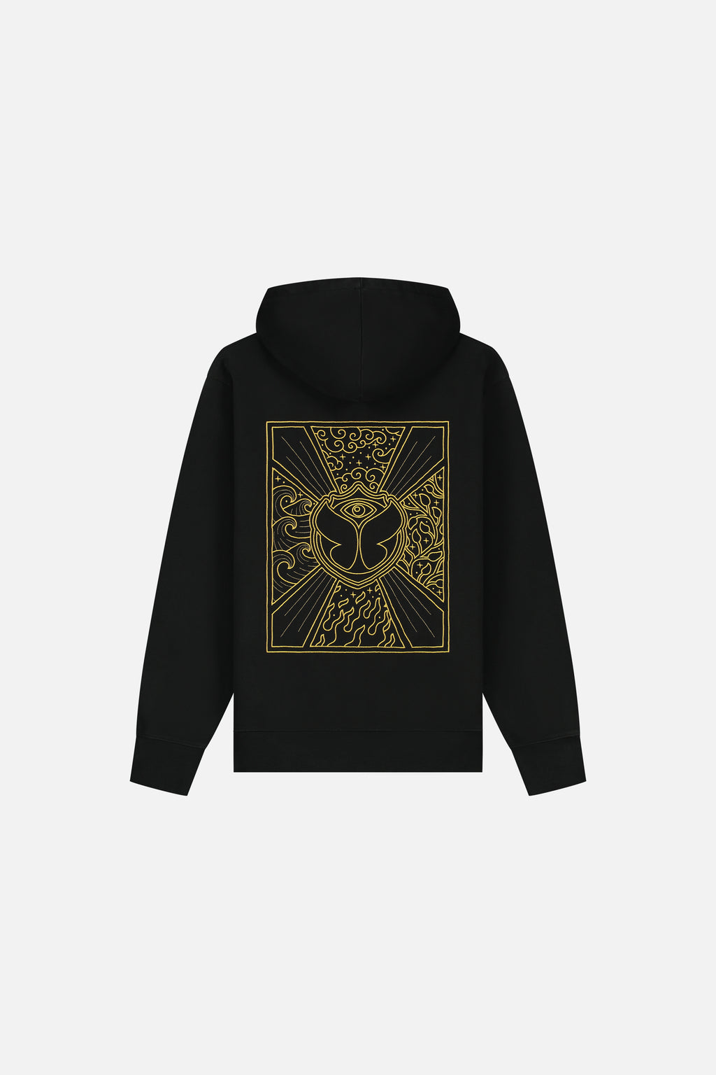 UNITY FLAG BACK HOODIE MEN BLACK