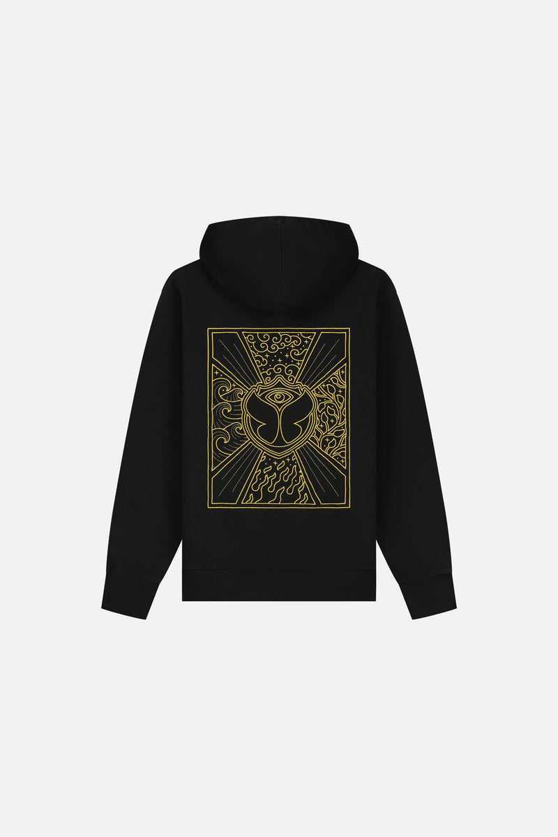 UNITY FLAG BACK HOODIE MEN BLACK