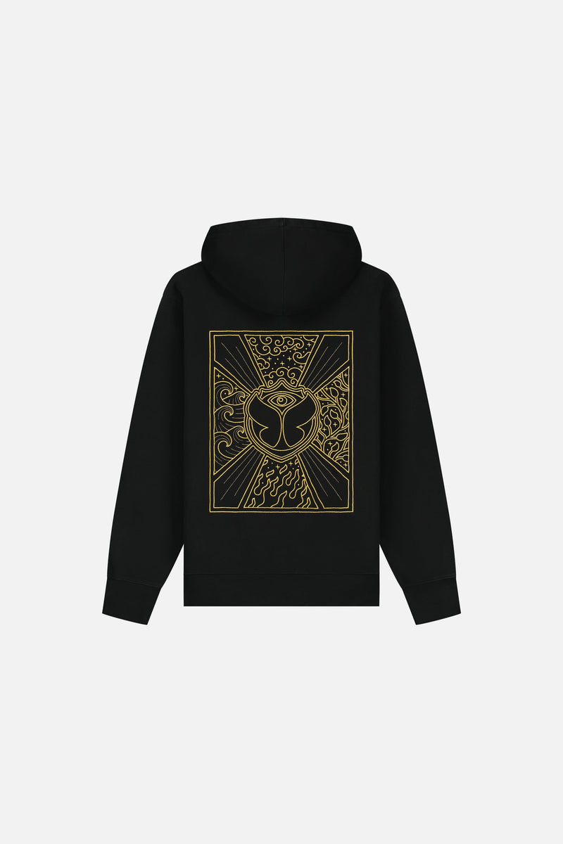 UNITY FLAG BACK HOODIE MEN BLACK