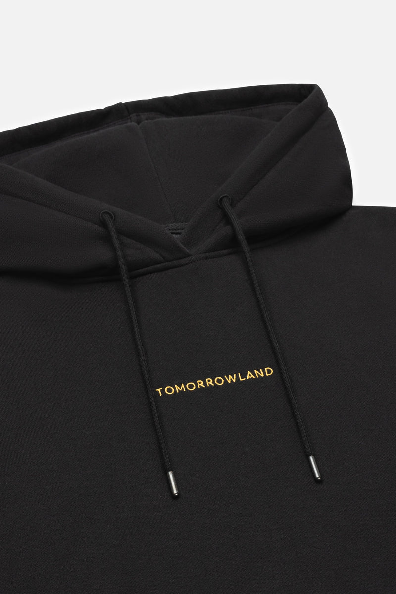 ICON BLOSSOM BACK HOODIE WOMEN BLACK
