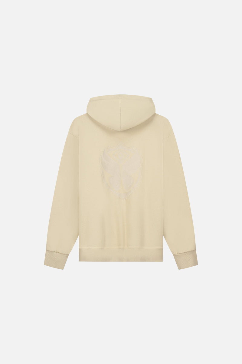 GRAPHICON BACK HOODIE WASHED SAND