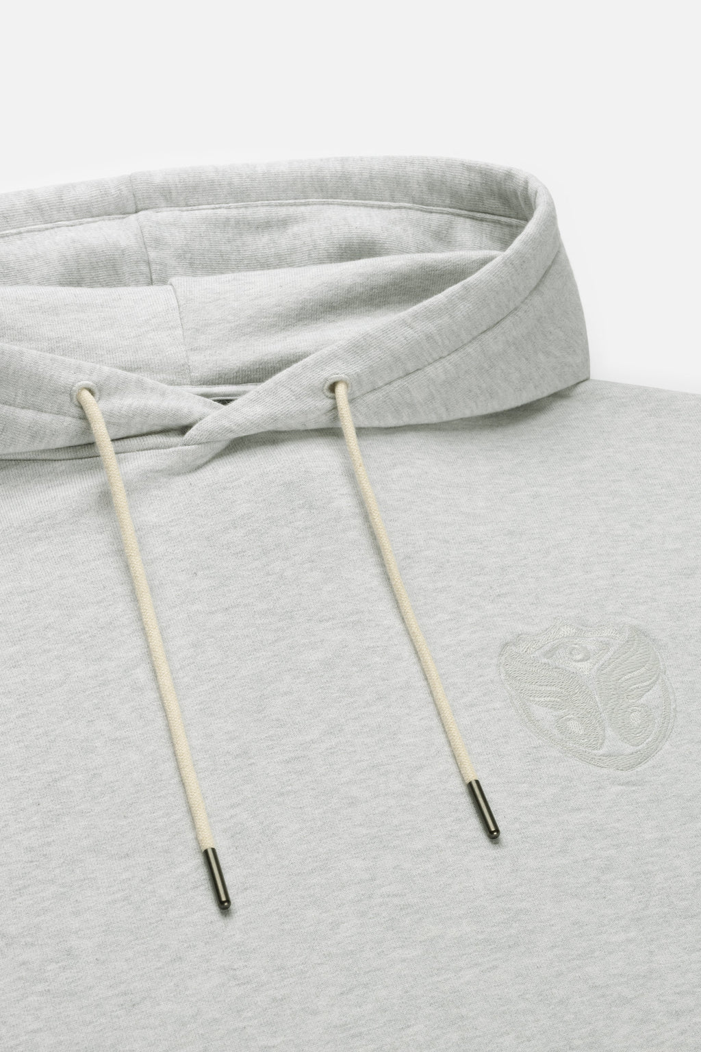 GRAPHICON FRONT HOODIE LIGHT GREY