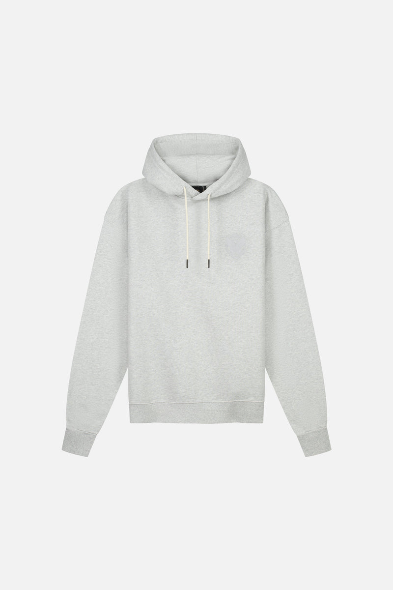 GRAPHICON FRONT HOODIE LIGHT GREY