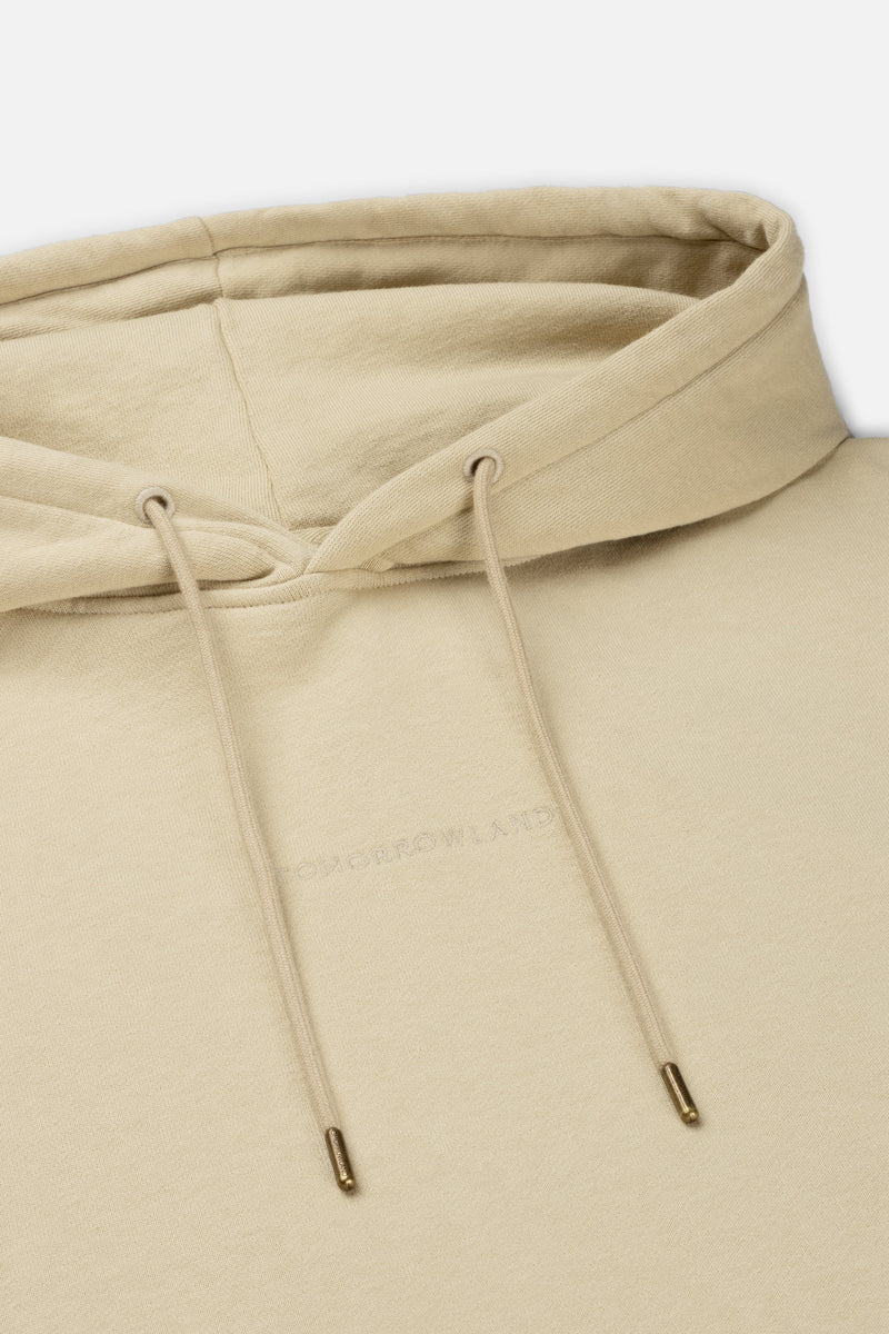 GRAPHICON BACK HOODIE WASHED SAND