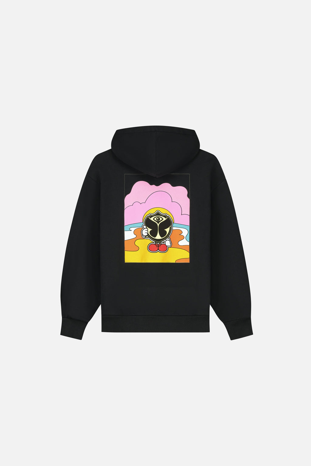 HAPPICON HOODIE KIDS WASHED BLACK