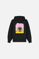 HAPPICON HOODIE KIDS WASHED BLACK