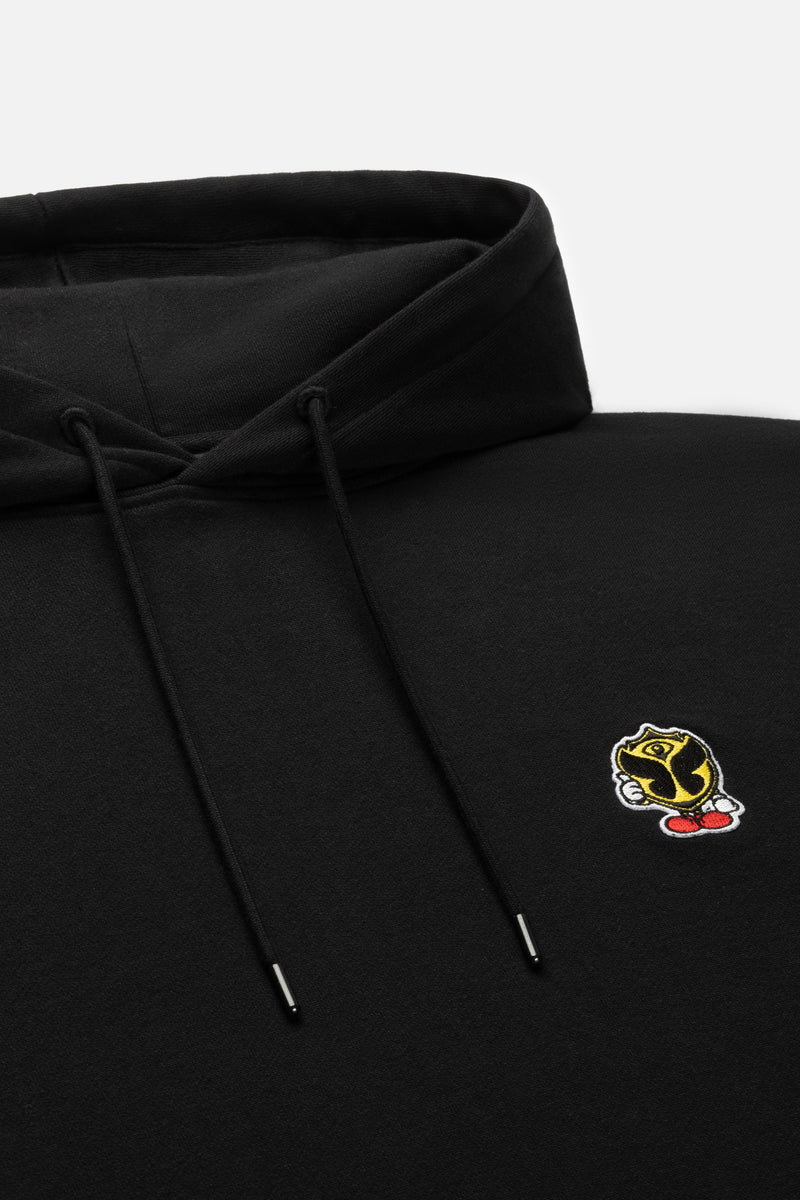 HAPPICON THUMS UP HOODIE BLACK