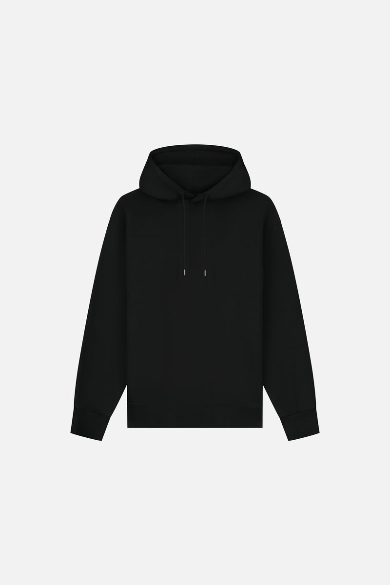 ICON BLOSSOM BACK HOODIE WASHED BLACK