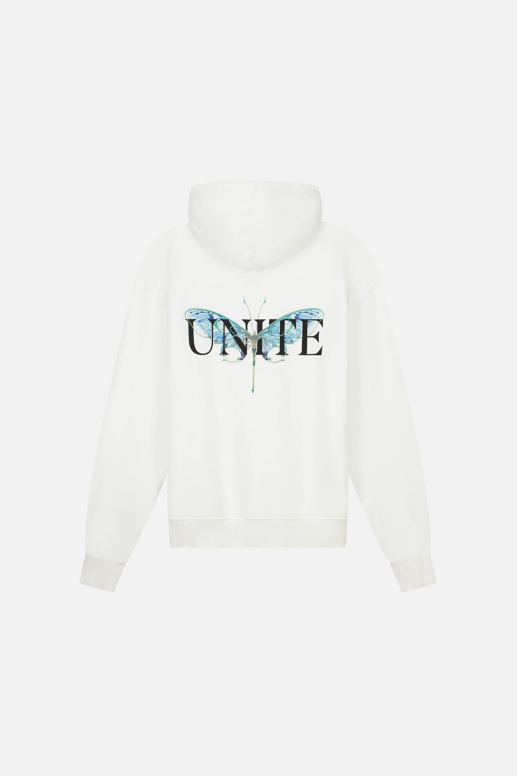 LIBRARY UNITE BACK HOODIE WHITE