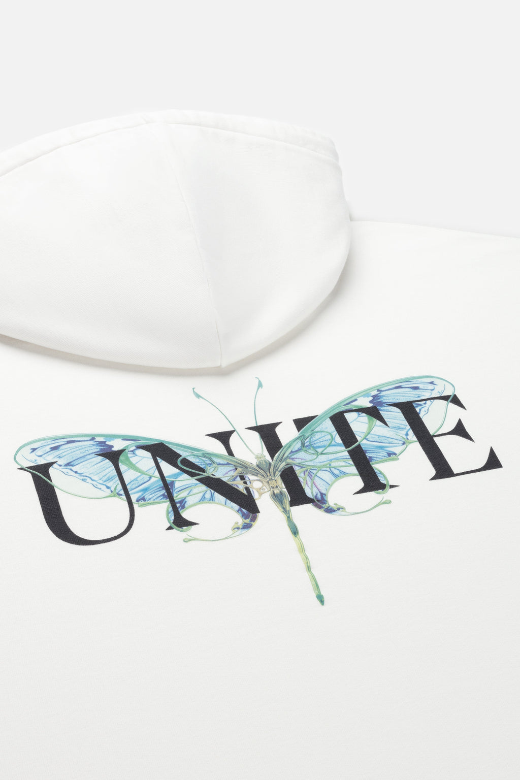 LIBRARY UNITE BACK HOODIE WHITE