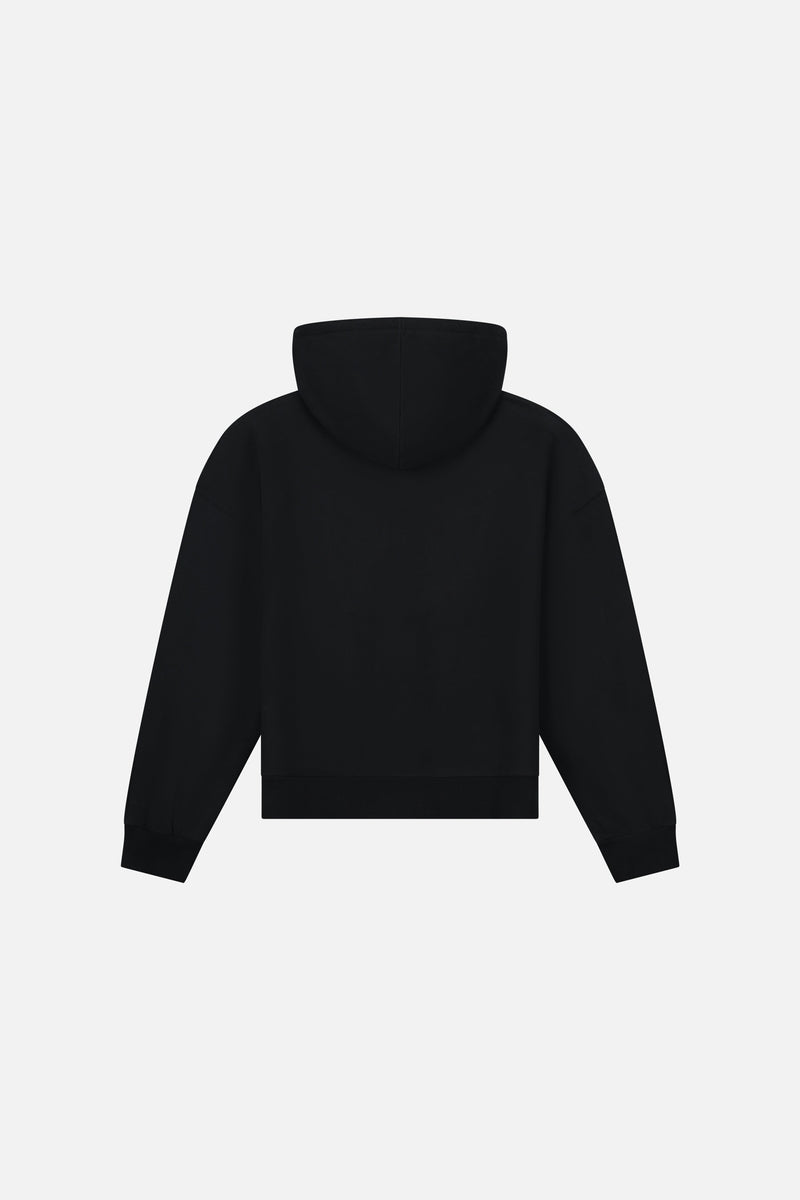 LIBRARY LOVE BACK HOODIE WOMEN BLACK