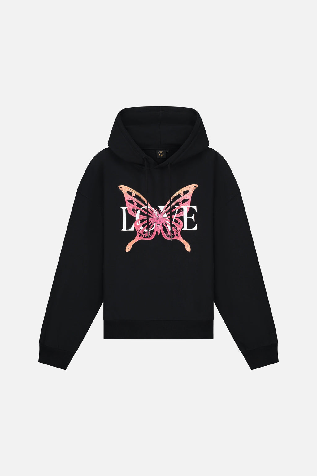 LIBRARY LOVE BACK HOODIE WOMEN BLACK