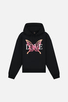 LIBRARY LOVE BACK HOODIE WOMEN BLACK