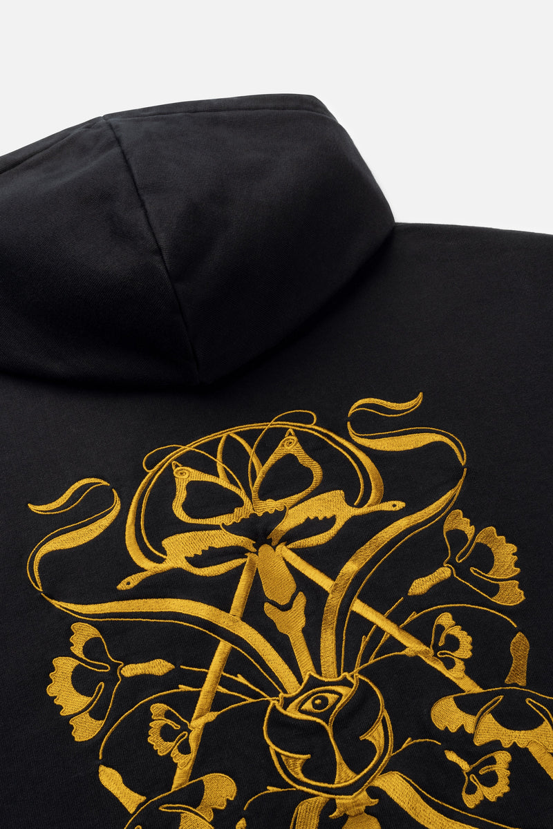 SWISH ICON BACK HOODIE BLACK