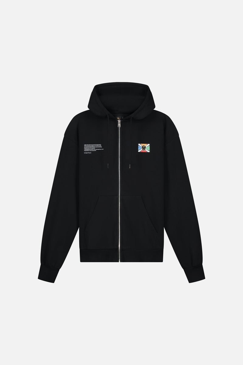 UNITY ZIP HOODIE MEN BLACK