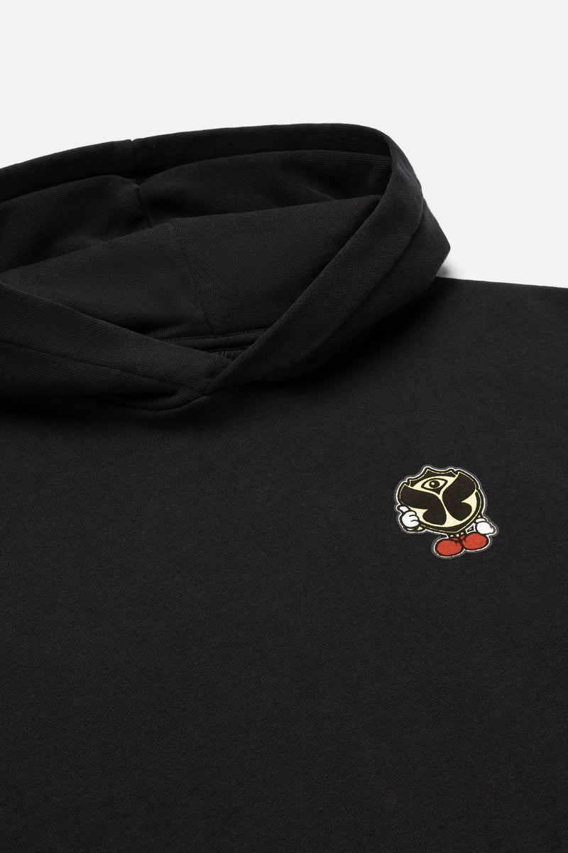 HAPPICON HOODIE KIDS WASHED BLACK