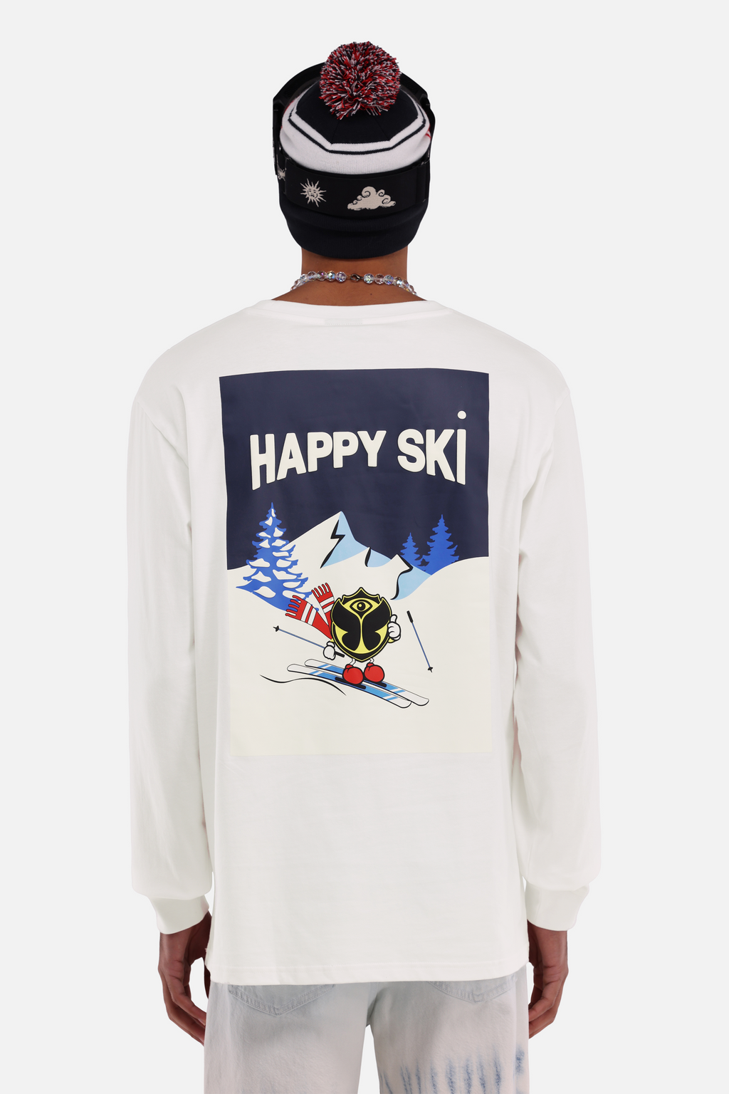 HAPPICON SKI LONGSLEEVE MEN OFF WHITE
