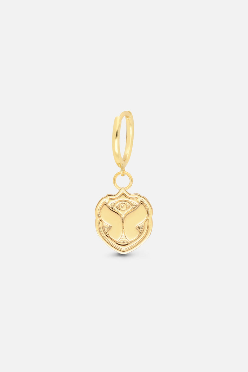 ICON HOOP EARRINGS WOMEN GOLD